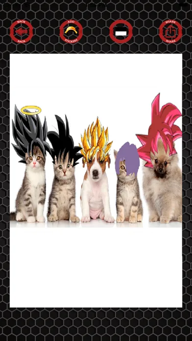 Anime yourself - manga sticker screenshot 1