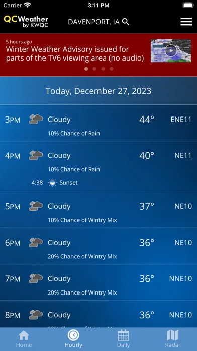 KWQC First Alert Weather screenshot 2