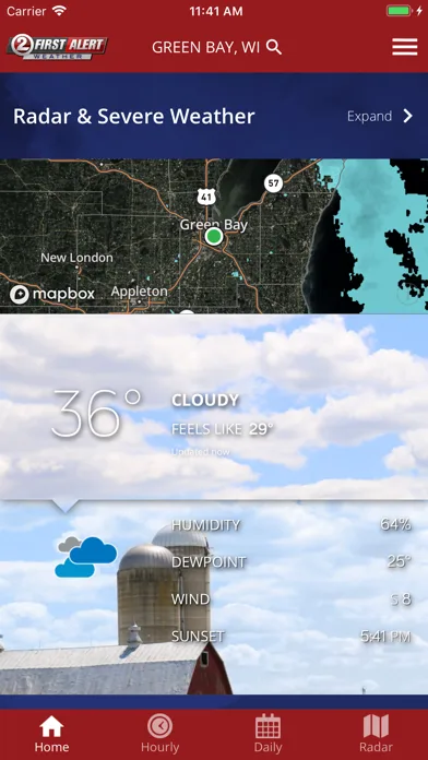 WBAY First Alert Weather screenshot 1