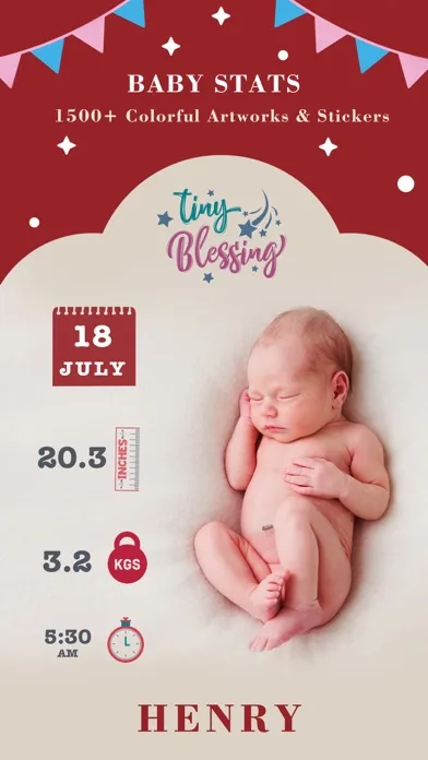 Baby Photo Editor & Story Art screenshot 1