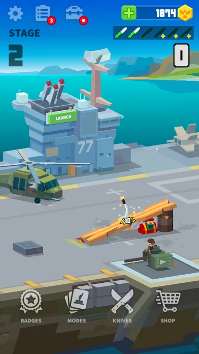 Flippy Knife: Throw, spin, hit screenshot 2