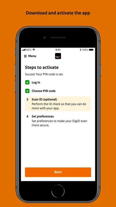 DigiD screenshot 2