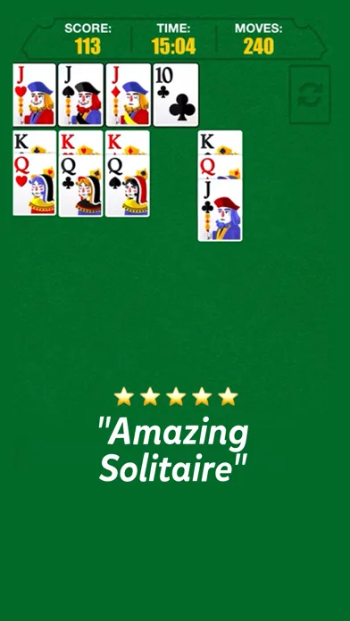 Solitary Classic card game screenshot 2