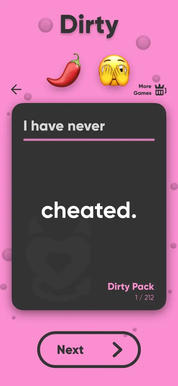 Never Ever: Dirty Adult screenshot 1