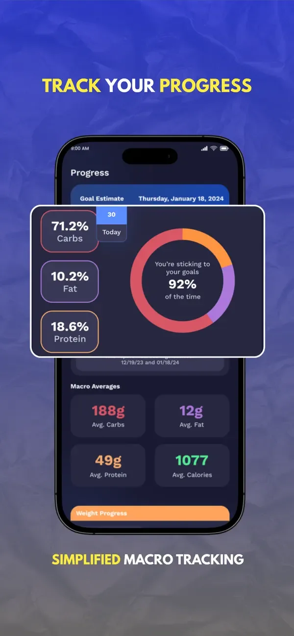 Stupid Simple Macro Tracker screenshot 5