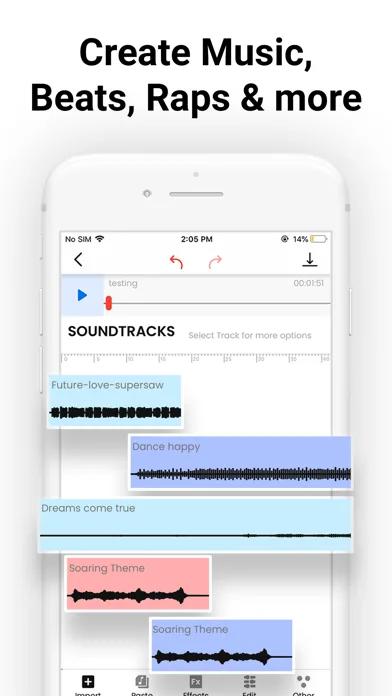 Music Editor: DJ Mixing Studio screenshot 1