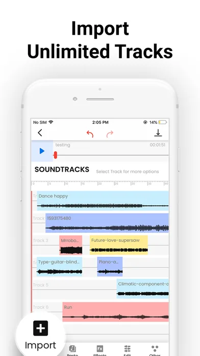 Music Editor: DJ Mixing Studio screenshot 3