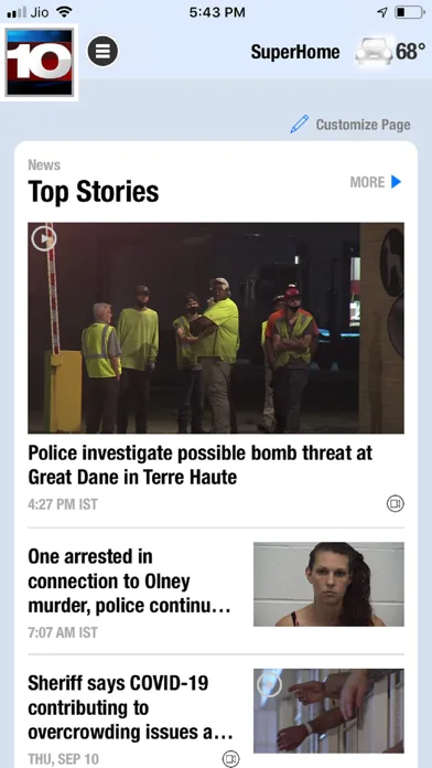 WTHI News 10 screenshot 1