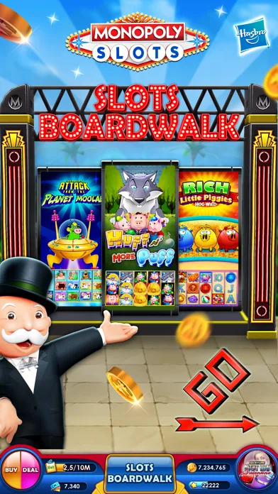 MONOPOLY Slots Casino: Go Spin screenshot 1