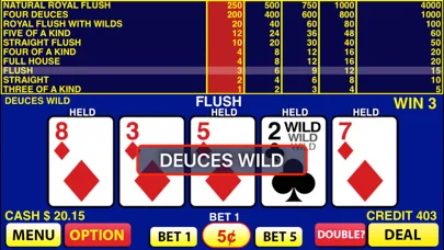 Deuces Wild Video Poker screenshot 4