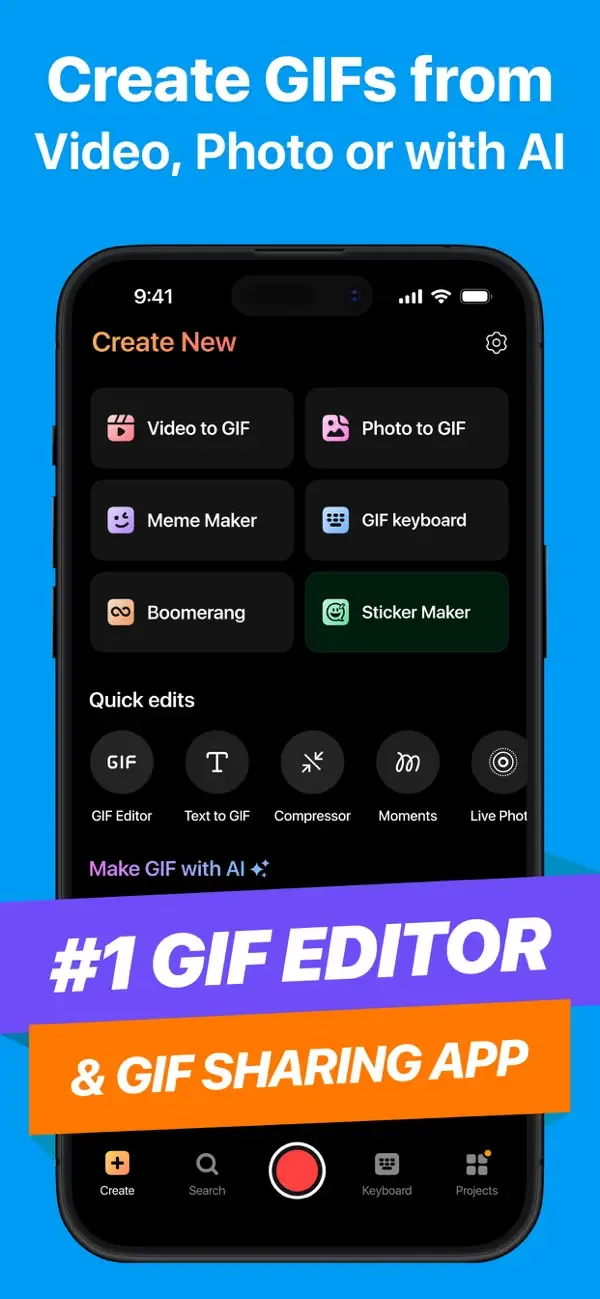 GIF Maker - Memes & GIFs screenshot 1