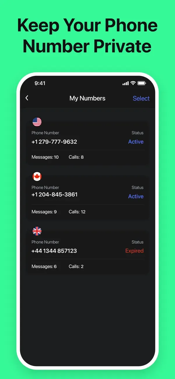 Second Phone Number - 2Number screenshot 5