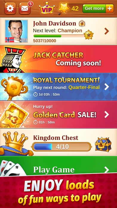 Solitaire Social: Classic Game screenshot 3