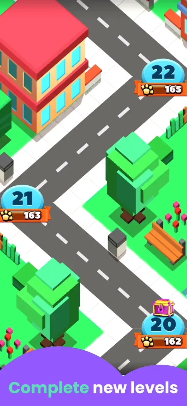 Animal Run Road Crossing Games screenshot 4