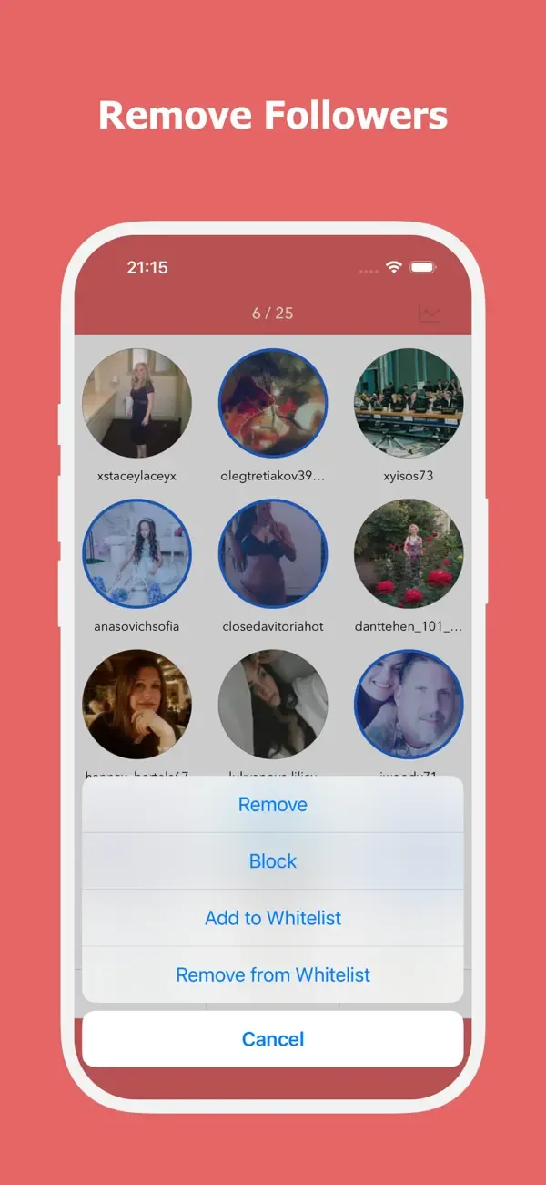 Unfollow for Instagram + screenshot 2
