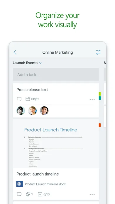 Microsoft Planner screenshot 1