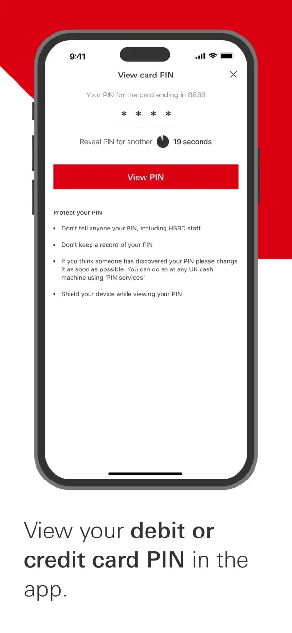HSBC UK Mobile Banking screenshot 5