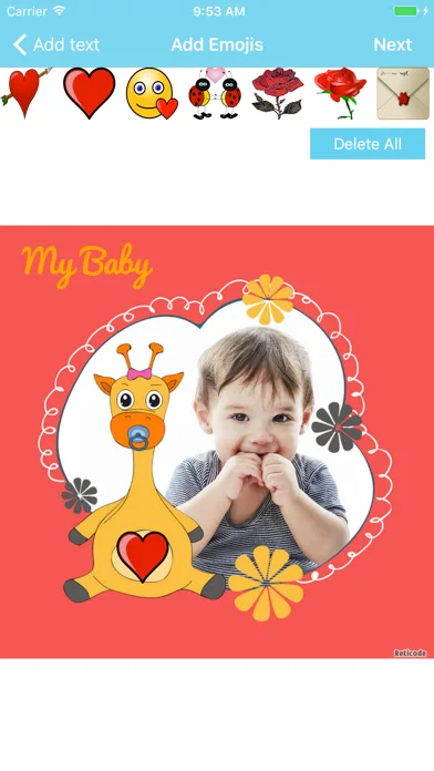 Baby Photo Frames & Editor screenshot 2