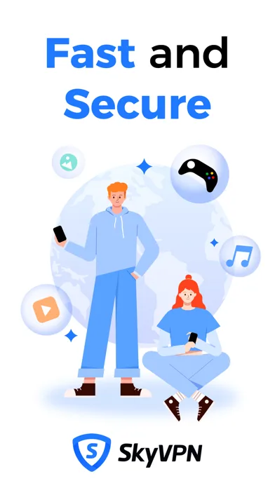 SkyVPN - Unlimited VPN Proxy screenshot 1