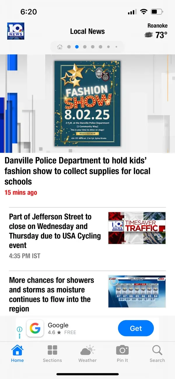 WSLS 10 News - Roanoke screenshot 2