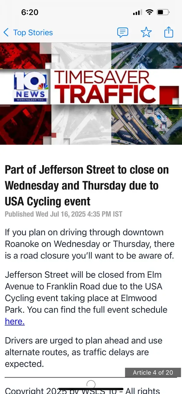 WSLS 10 News - Roanoke screenshot 3