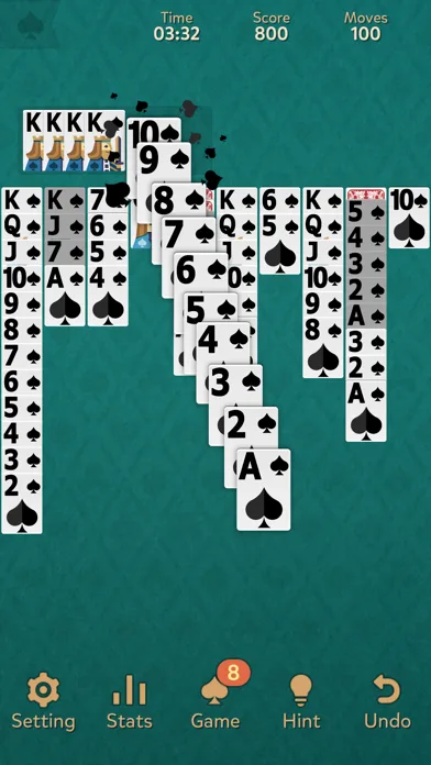 Spider Solitaire: Kingdom screenshot 3