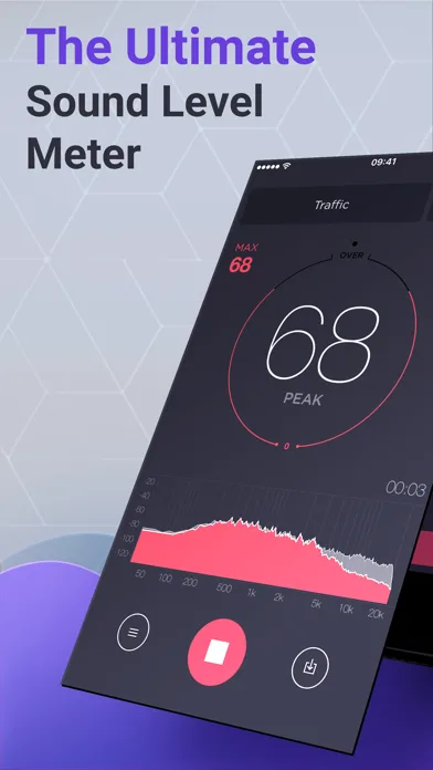Decibel : dB sound level meter screenshot 1
