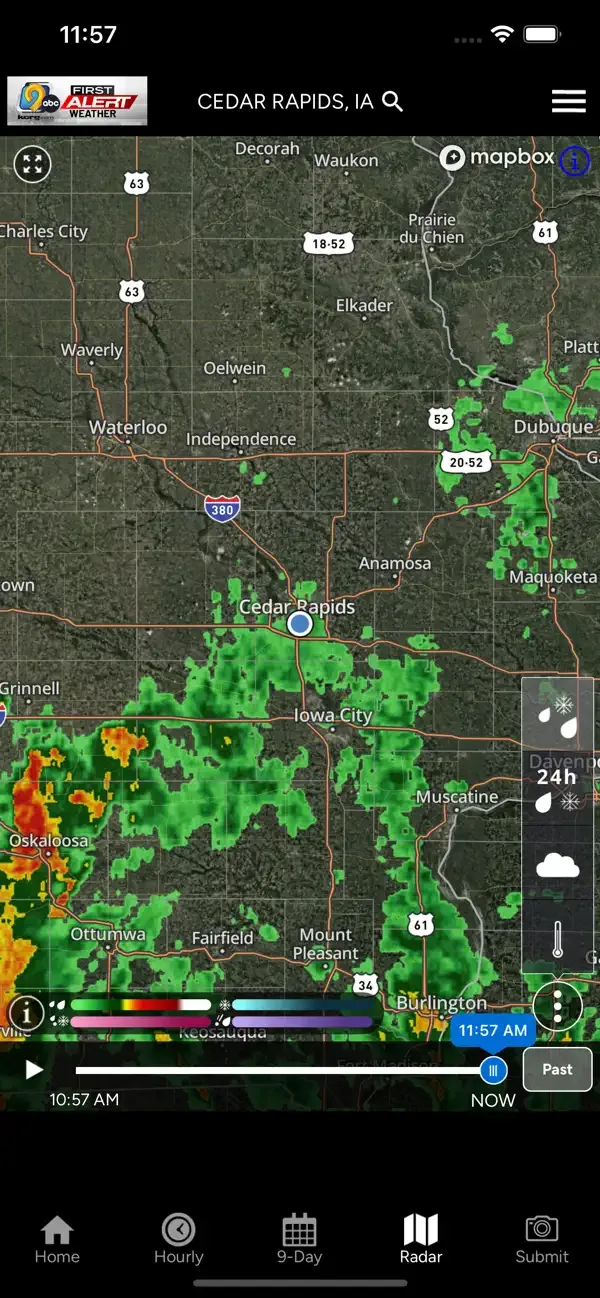 KCRG-TV9 First Alert Weather screenshot 4