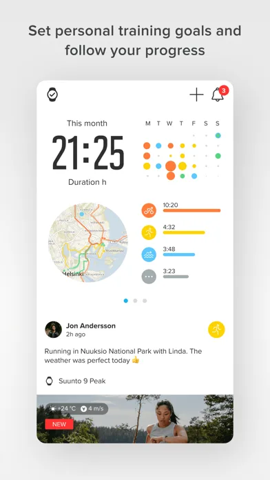 Suunto screenshot 1