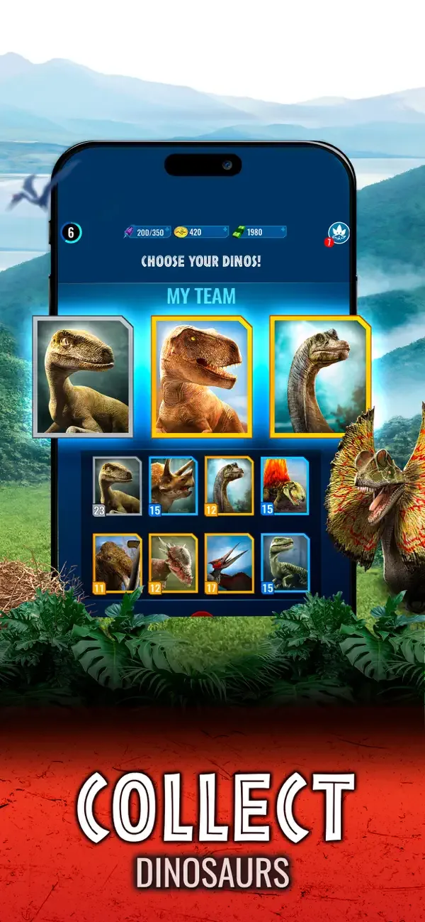 Jurassic World Alive screenshot 4