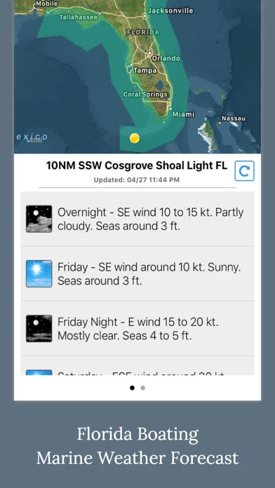 Florida Boating Weather screenshot 1