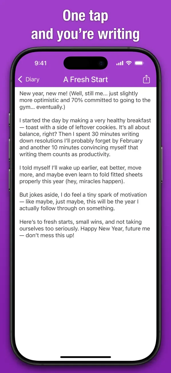 Simple Daily Diary screenshot 2