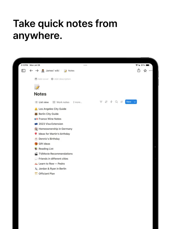 Notion: Notes, Tasks, AI screenshot 5
