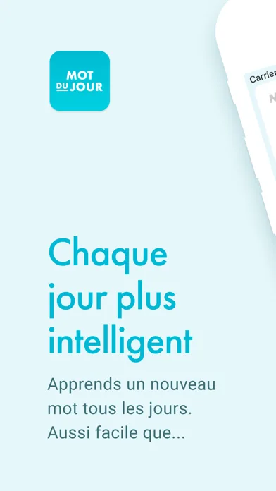 Mot du jour — Daily French app screenshot 1