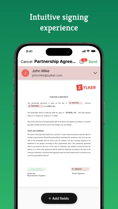 Zoho Sign - Fill & eSign Docs screenshot 4