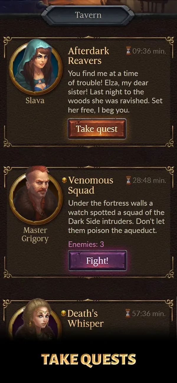 Age of Revenge: Card Based RPG screenshot 4