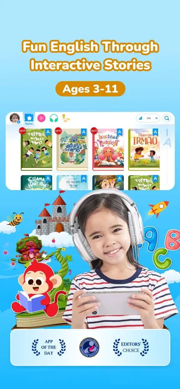 Monkey Stories:Books & Reading screenshot 1