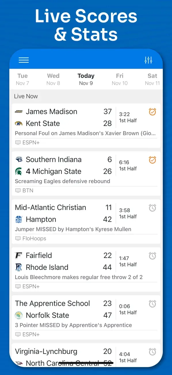 Superfan Sports: College Hoops screenshot 2