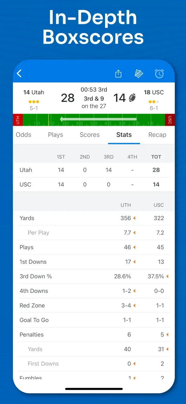 Superfan: College Football screenshot 4