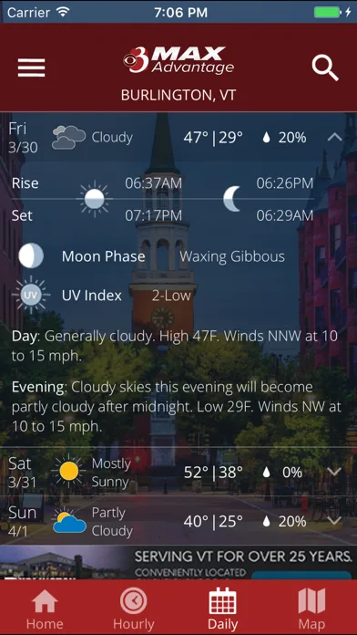 WCAX WEATHER - screenshot 4