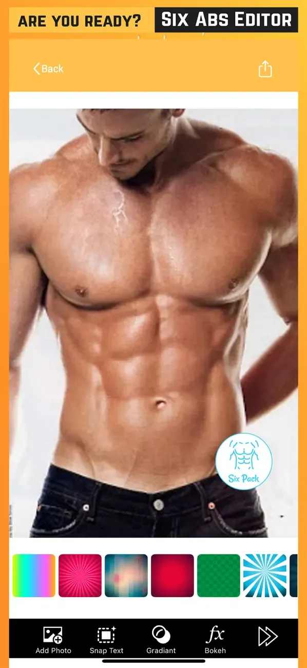 SixPack Studio Cam : BodyBoost screenshot 3