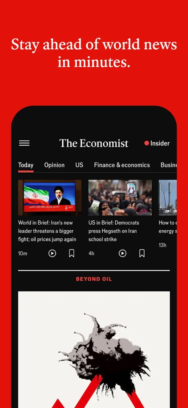 The Economist - News, Podcasts screenshot 1