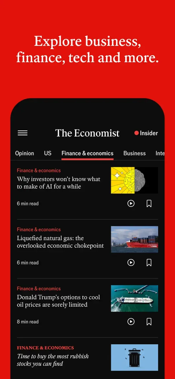 The Economist - News, Podcasts screenshot 2