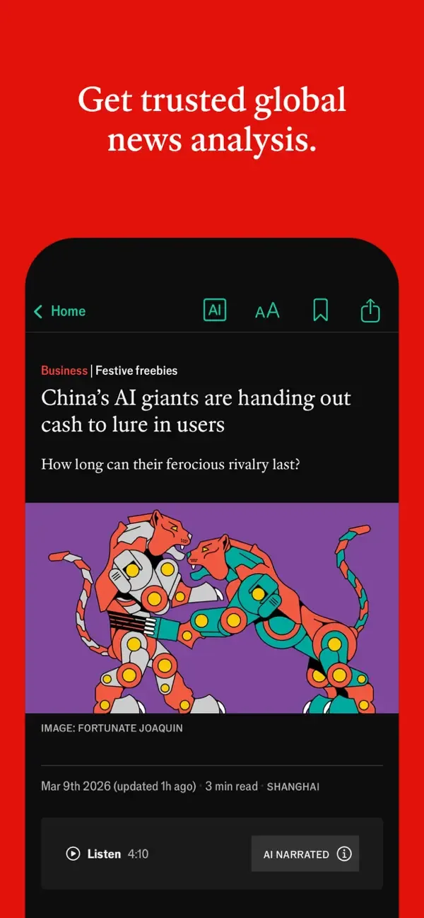 The Economist - News, Podcasts screenshot 3