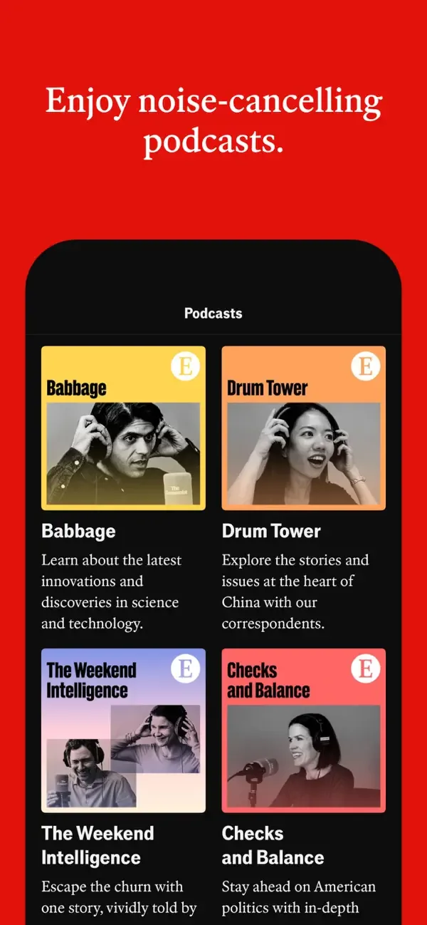 The Economist - News, Podcasts screenshot 5