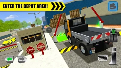 Truck Driver: Depot Parking screenshot 1