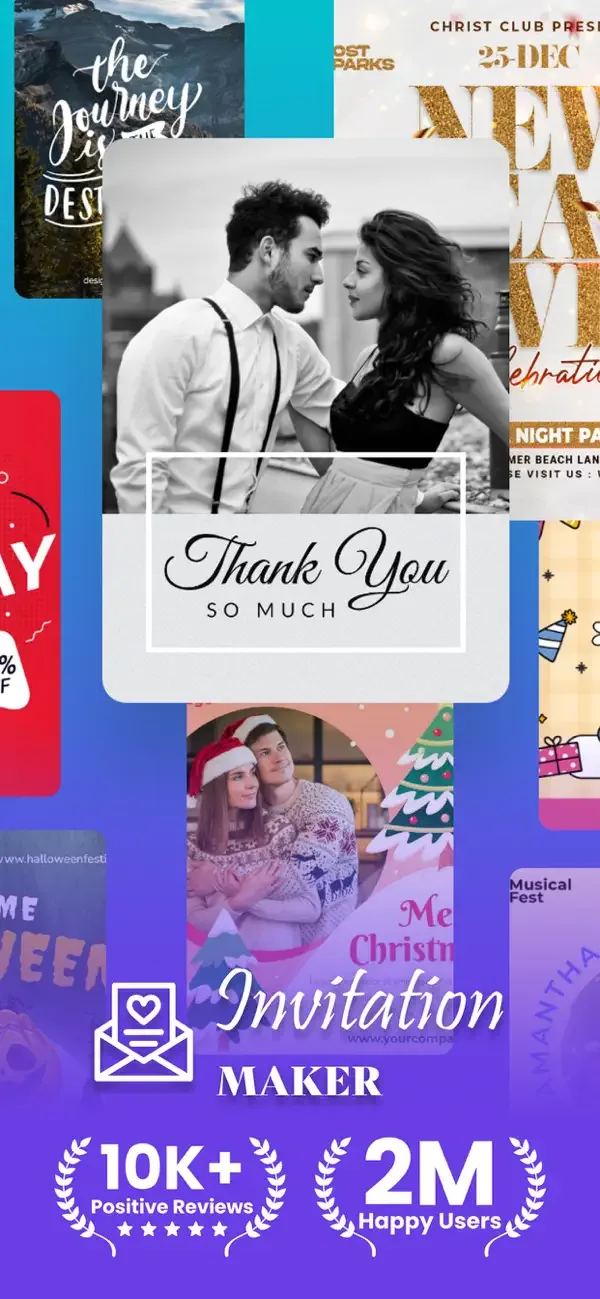 Invitation Maker - Flyer Maker screenshot 1