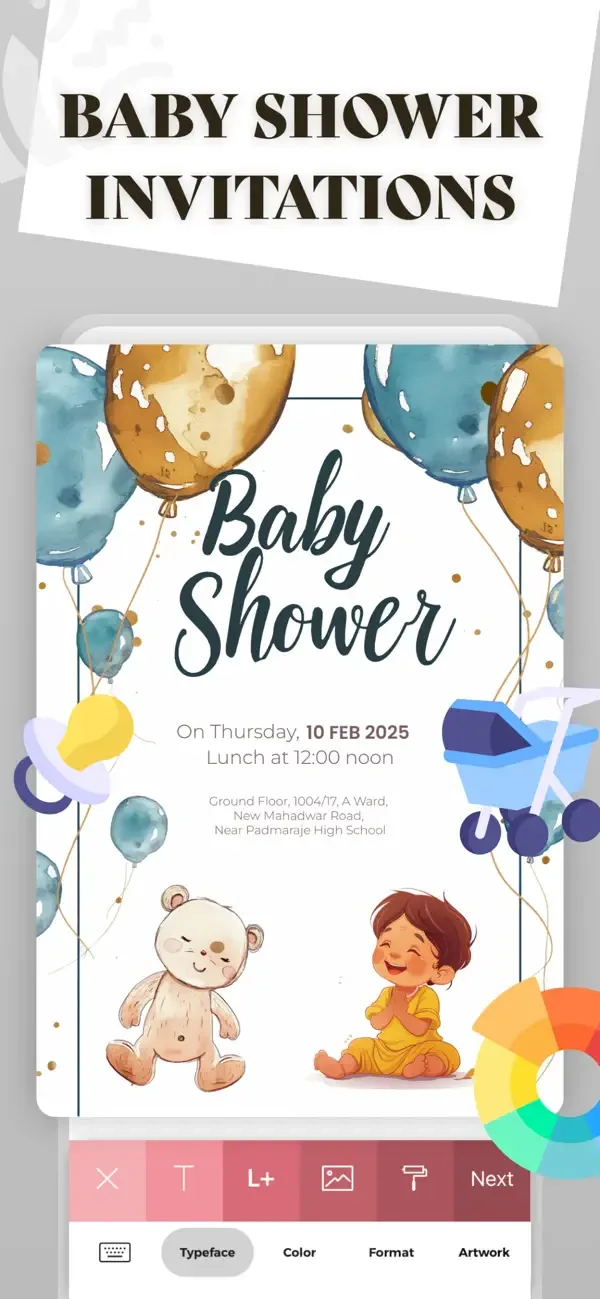 Invitation Maker - Flyer Maker screenshot 2