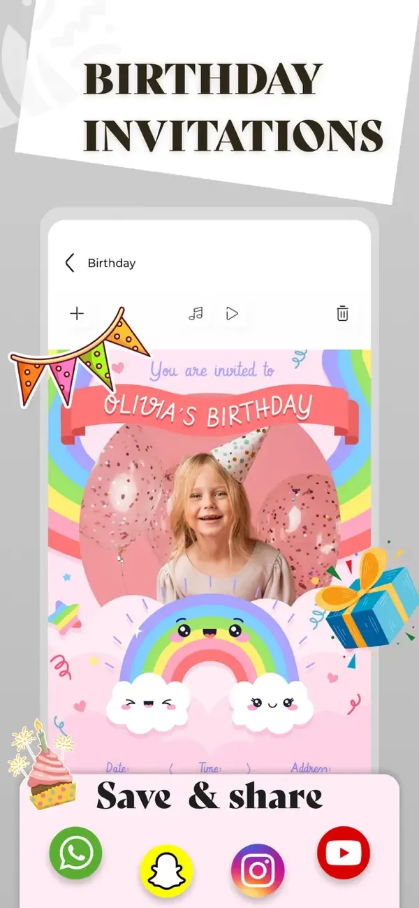 Invitation Maker - Flyer Maker screenshot 3