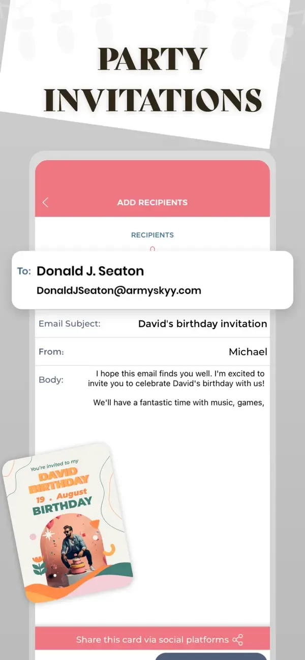 Invitation Maker - Flyer Maker screenshot 4